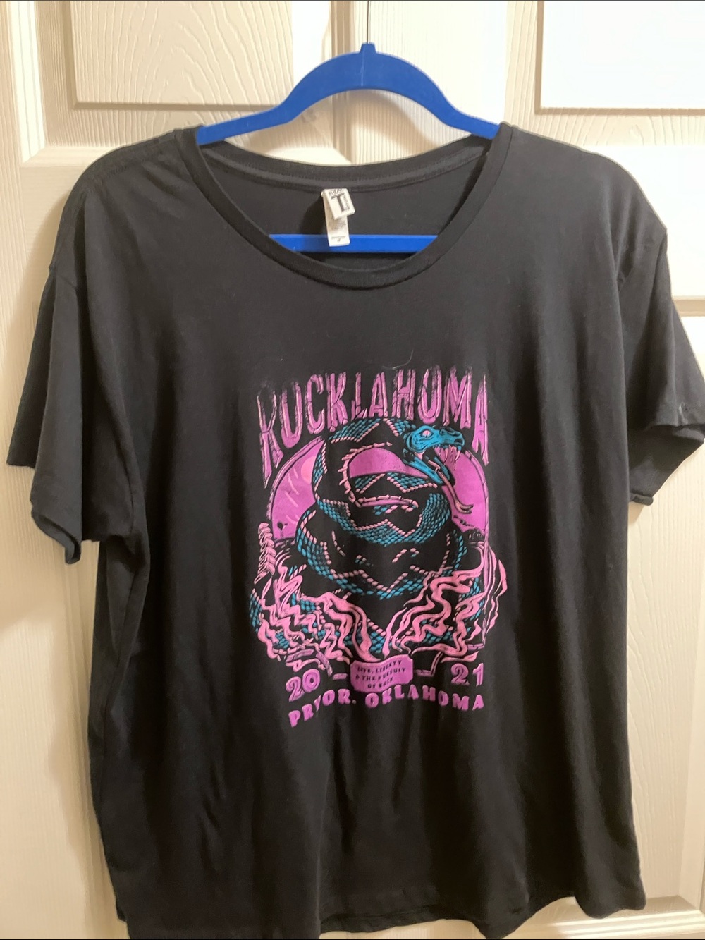 Black ROCKLAHOMA 2021 Graphic Tee - Unbranded